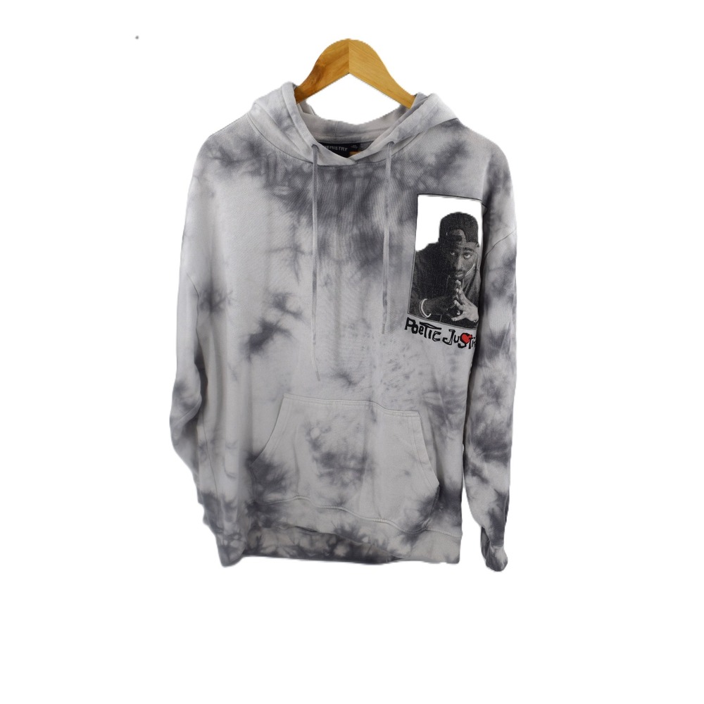 CHEMISTRY Tupac‎ Shakur Poetic Justice Tie Dye Hoodie XL